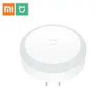 Оригинальный Xiaomi Mi Mijia US Plug LED Night Light Sensor Night Lamp для дома, спальни, прохода, 220 В переменного тока, адаптер для ЕСВеликобританииАвстралии