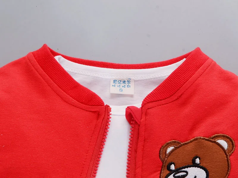 Spring and Autumn New 0-1-2-3 Year Old Boy and Girl Set New Trend Sports and Leisure Three-piece Children's Clothing
