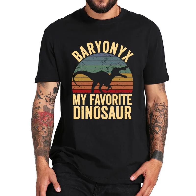 Футболка с надписью мой любимый динозавр 100% хлопок | Мужская одежда