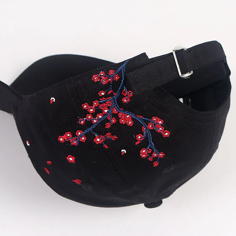 Бейсболка женская Винтажная с вышивкой птичьего Журавля кепка цветочным принтом