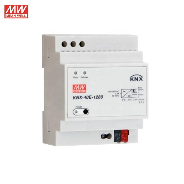 Фото MEAN WELL KNX-40E-1280 30V 38.4W KNX Power Supply Intellient Home Lighting Control Security/Monitoring Switching Обустройство дома MEAN WELL KNX-40E-1280 30V 38.4W KNX Power Supply Intellient Home Lighting Control Security/Monitoring Switching Обустройство дома