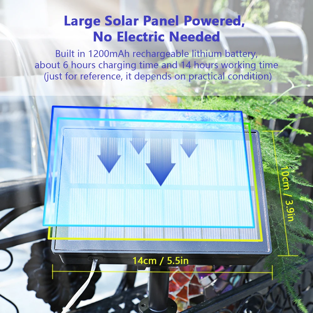 Затемняемый 112 м 100 светодиодов Открытый Солнечный струнный светильник s Фея