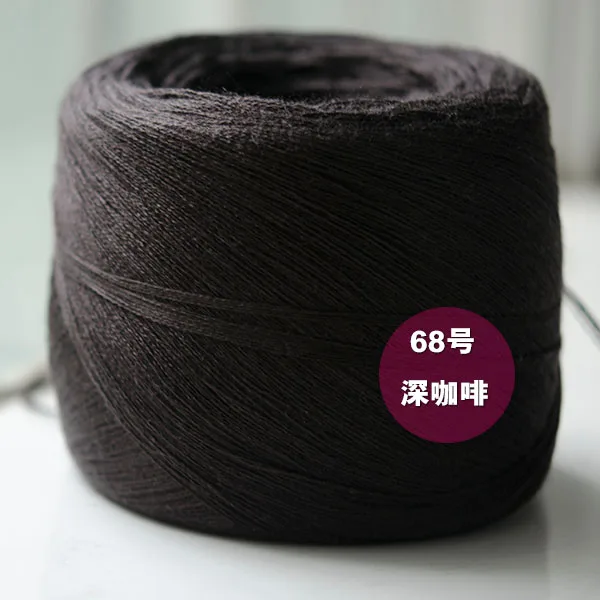 500 г/лот дешевая пряжа для вязания крючком шерсть+ хлопок laine a tricoter Notoginseng Шерстяные нитки для ручного вязания крючком DIY t50