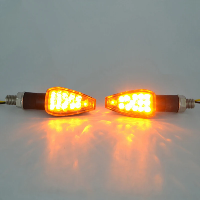 

1PCS Universal 12V Motorcycle Front & Rear Turn Signal Lights Steering lamp Super bright waterproof LED Steering Light