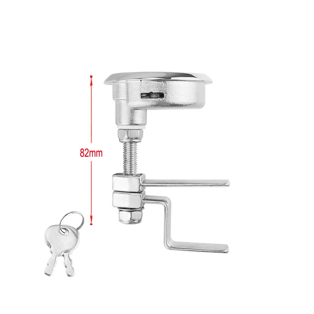 

316Stainless Steel Marine Boat Hatch Latches Turning Lock Lift Handle 52mm