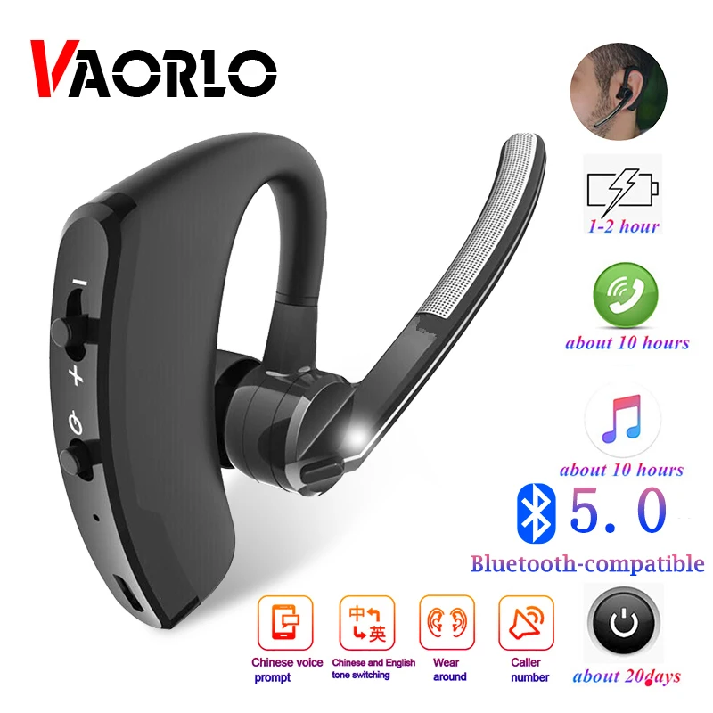 VAORLO V8 &amp V9 подвесные наушники Bluetooth 5 0 беспроводные Hands-free стерео