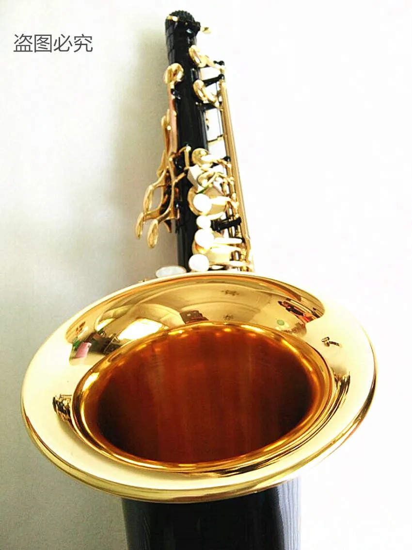 

Tenor Saxophone B-Flat High-End Black Golden Key Sax Mouthpiece Ligature Reed Neck Musical Instrument Accessories Free