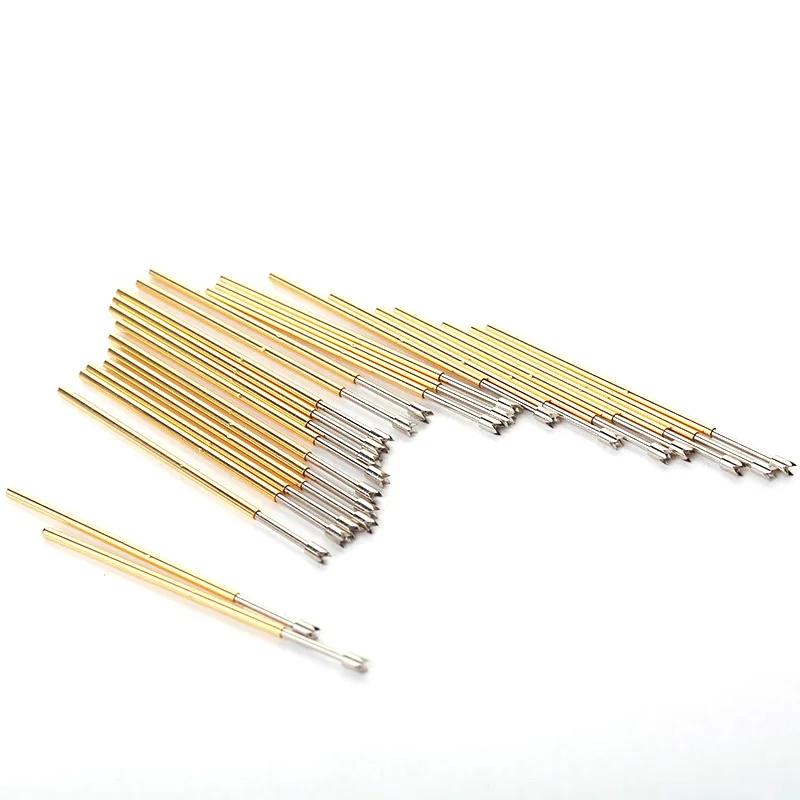 

100PCS/pack Spring Test Pin PL75-Q2 Four-jaw Plum Blossom Head Outer Diameter 1.02mm Length 33.35mm PCB Probe