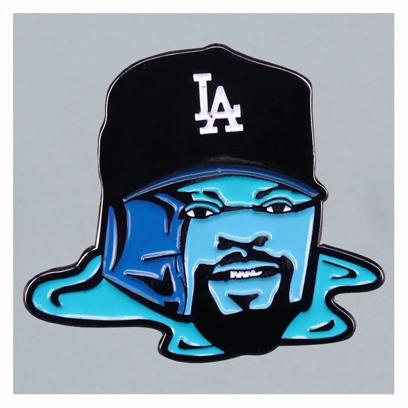 Металлическая эмалированная брошь с лацканами Ice Cold Los Angeles Dodgers | Украшения и