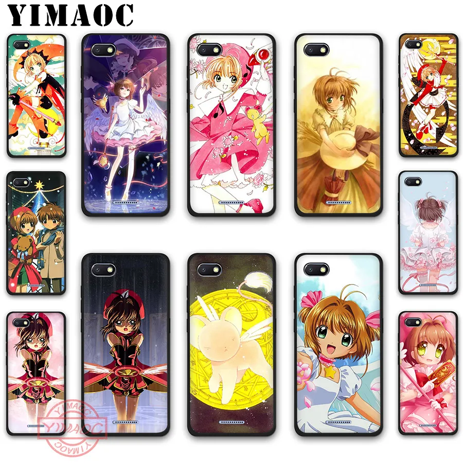 Мягкий силиконовый чехол YIMAOC Cute Anime Cardcaptor Sakura для Redmi Note 8 7 6 5 K20 Pro Plus 5A Prime 6A 7A 4X S2 Go |