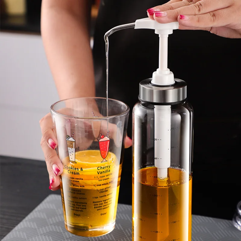 300/500ml Bee Honey Drip Dispenser Bottle Glass Honey Jar Container Storage Pot Squeeze Bottle Kitchen Accessories