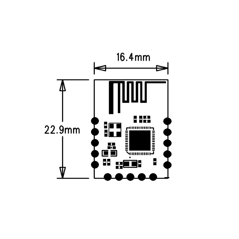 Сильный сигнал! Модуль NRF52832 NRF52810 GT832E_01 совместимый с Bluetooth 5 4 0 BLEANT +|Интегральные