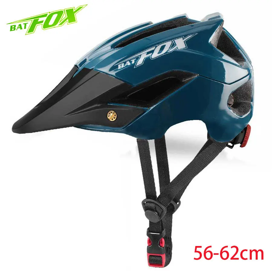 BATFOX велосипедный шлем Bicycke MTB велосипедные шлемы оранжевые мужские горные защитные шлемы для езды на велосипеде Fietshelm женские сверхлегкие спортивные шлемы для активного отдыха - Цвет: 5002-DarkGreen-Black