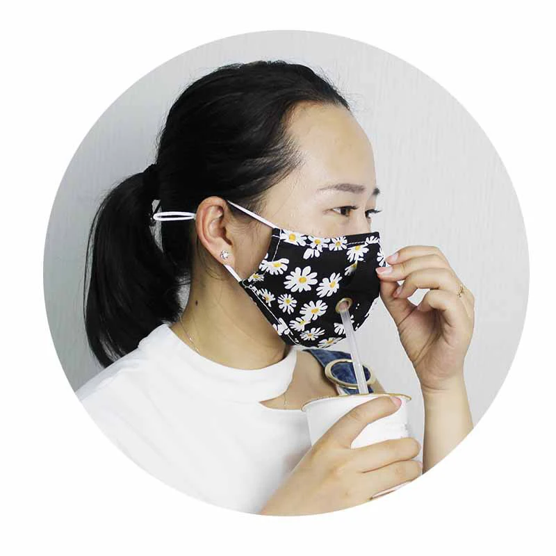 1 шт для взрослых Для женщин маска на лицо с открытым носком Многоразовые