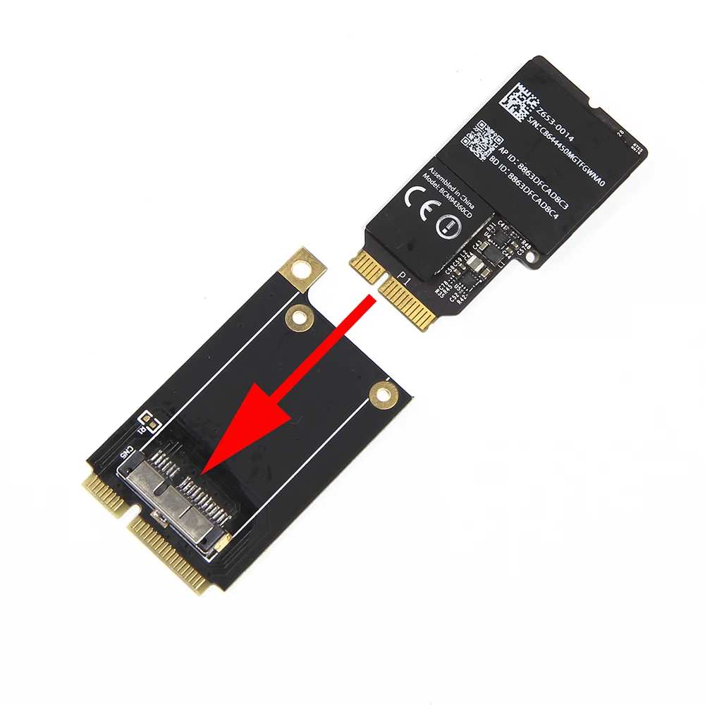 Беспроводной для Apple Broadcom Bcm94360cd WiFi карта 1750 Мбит/с+ Bluetooth 4,0 двухдиапазонный 802.11a/b/g/n/ac с адаптером для iMac 2013