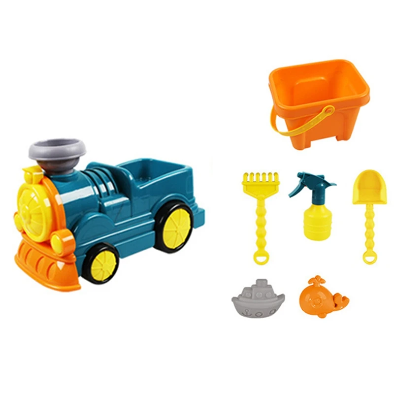 

Beach Sand Toys Set Beach Molds Watering Can Beach Shovel Tool Kit Sand Toys for Toddlers Kids Summer Outdoor Play