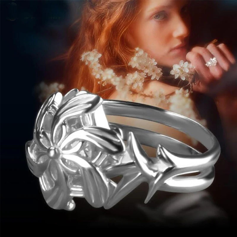 Кольцо Lord LOTR Galadriel Nenya кольцо водостойкого эльфа из стерлингового серебра S925