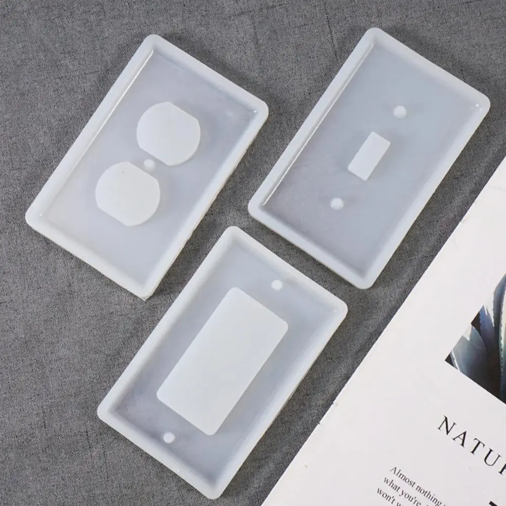 

DIY Creativity Home Decoration Silicone Mold Hand-made 86 Type Wall Switch Socket Panel USB Wall Socket Charger Molds For Epoxy