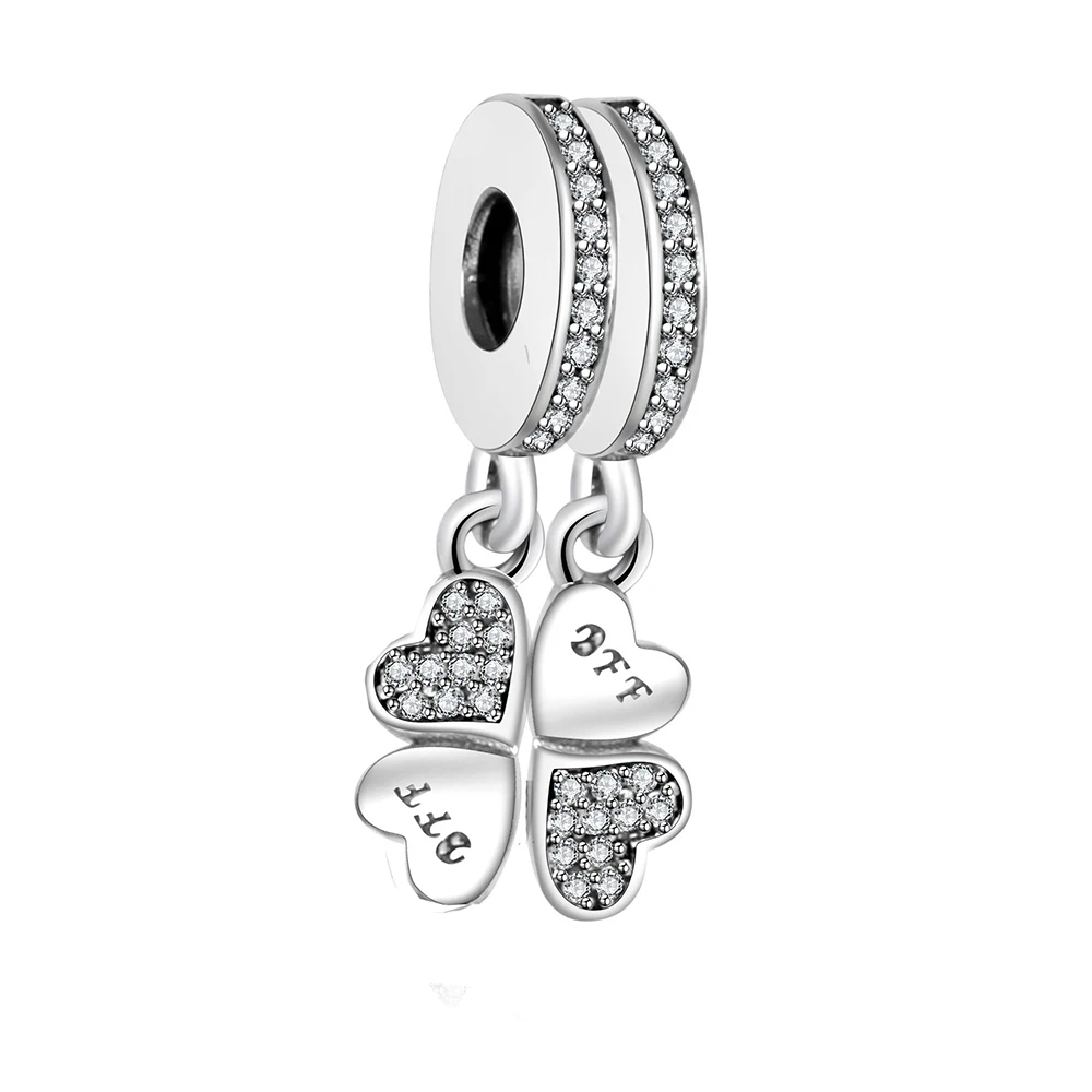 

Fit Original Pandora Charms Bracelet Best Friends Forever Pendant Charm Bead 100% 925 Sterling Silver Charm DIY Jewelry Berloque