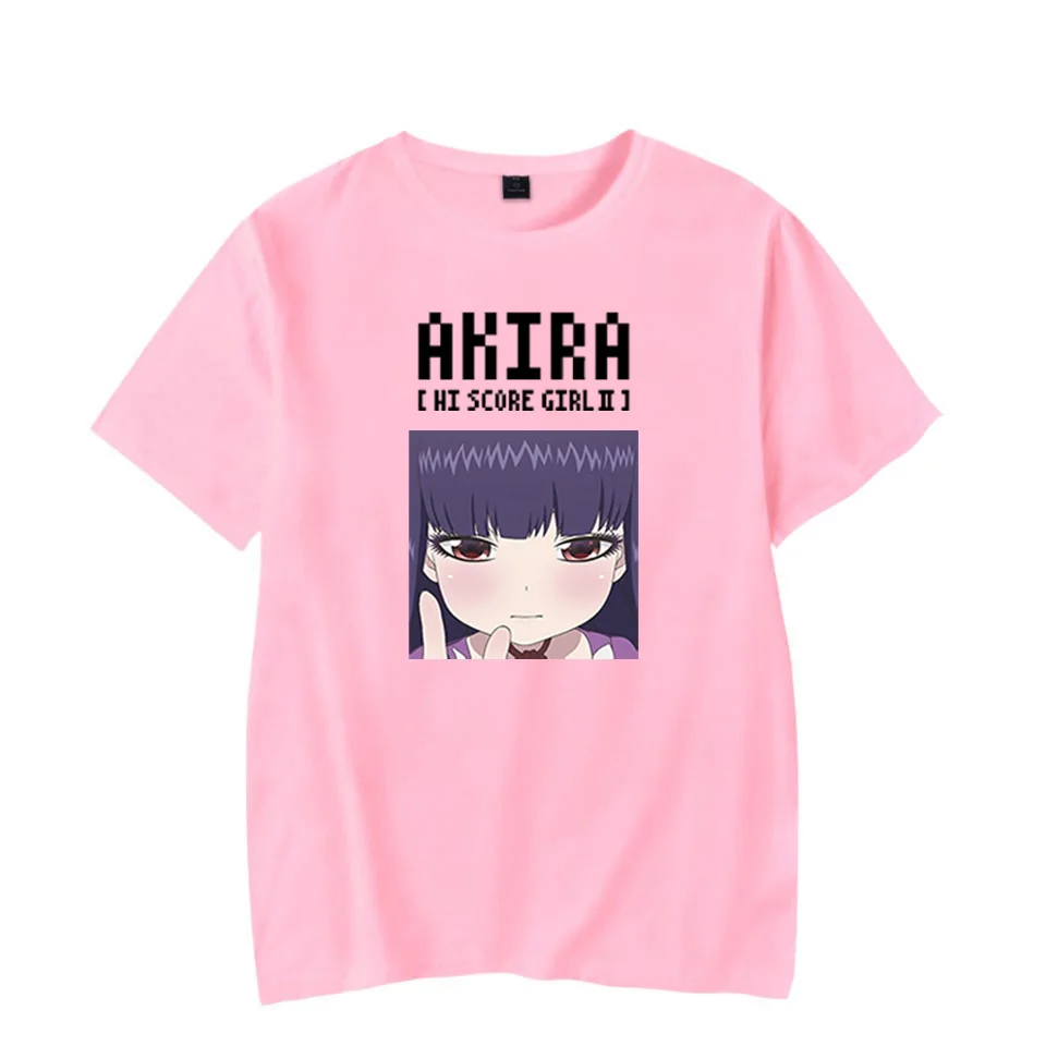 2020 аниме японский высокий балл девушка тире футболка для мужчин унисекс оверсайз