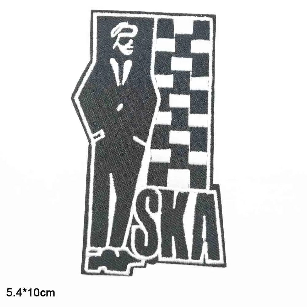 SKA музыкальной группы железа на вышитые ткани одежда патч для костюмы девочек и