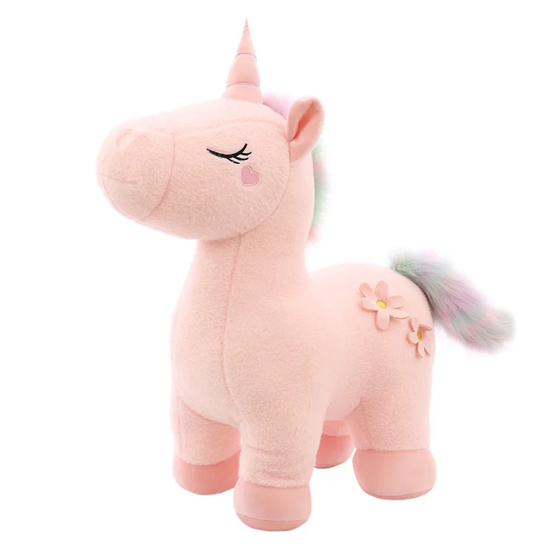 30 см милая плюшевая зверушка Kawaii игрушка единорог лошадка с куклой ребенок