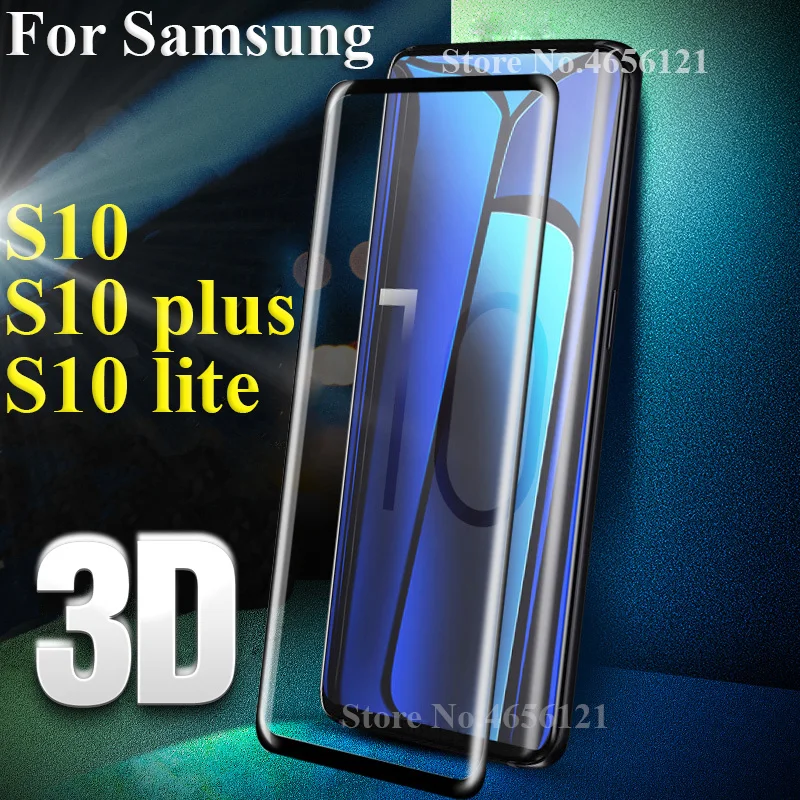 Защитное стекло закаленное для samsung galaxy S10 plus s10e tremp s 10 e s10plus 10s|Защитные стёкла и