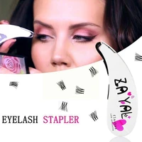 eyelash stapler mini false eyelashes contains lash buds eye make extensions tool clusters natural curl up eye tool