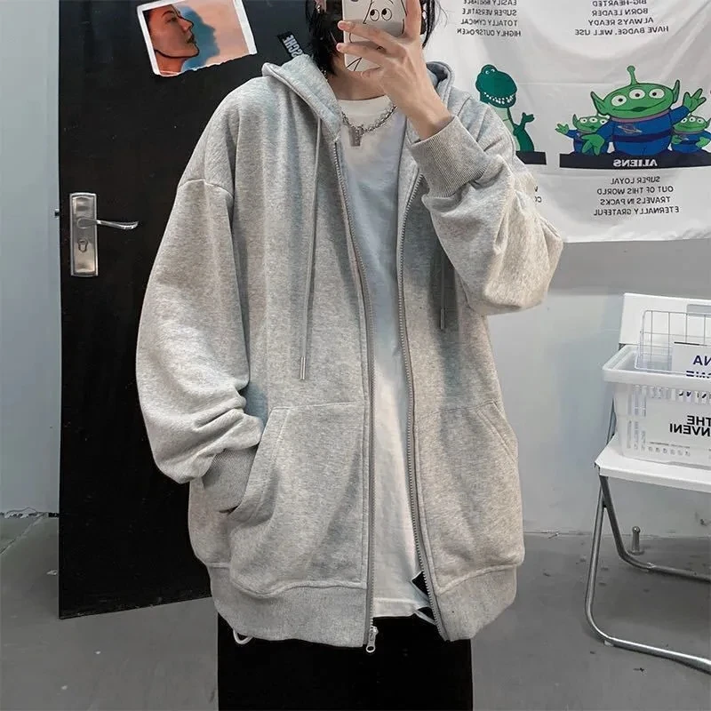 

Butterfly printed cardigan zipper sweater uniform cotton Harajuku y2k Hooded sweatshirts jacket women loose hooded top baseball