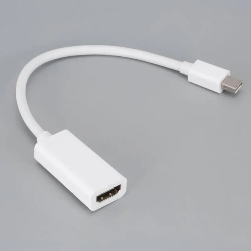 Новый мини DP к HDMI совместимый кабель порт able Аудио мультимедийный дисплей Белый