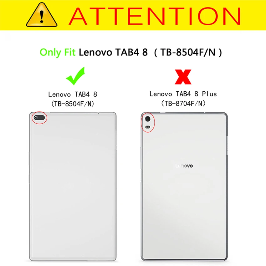 Чехол для Lenovo Tab 4 8 дюймов искусственная кожа чехол планшета + пленка стилус|Чехлы