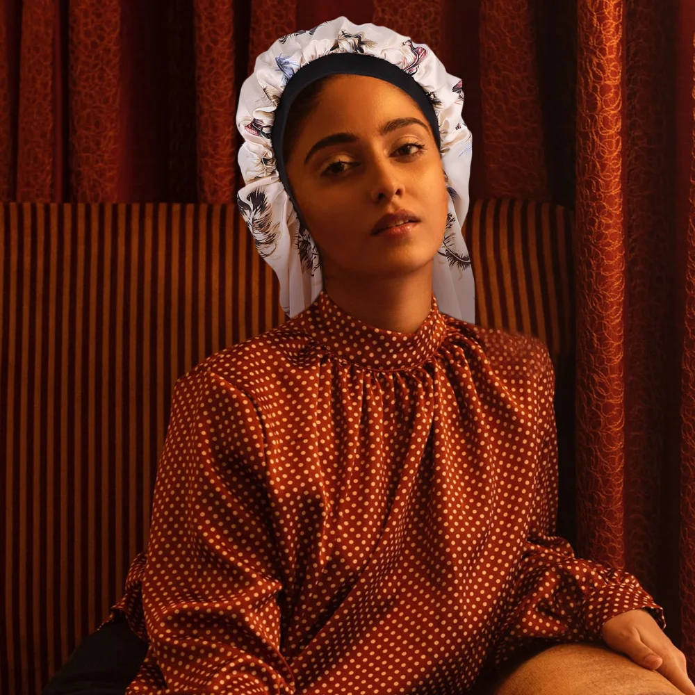 

2pcs Sleep Caps Practical Hair Care Caps Long Hair Caps Elastic Sleeping Caps