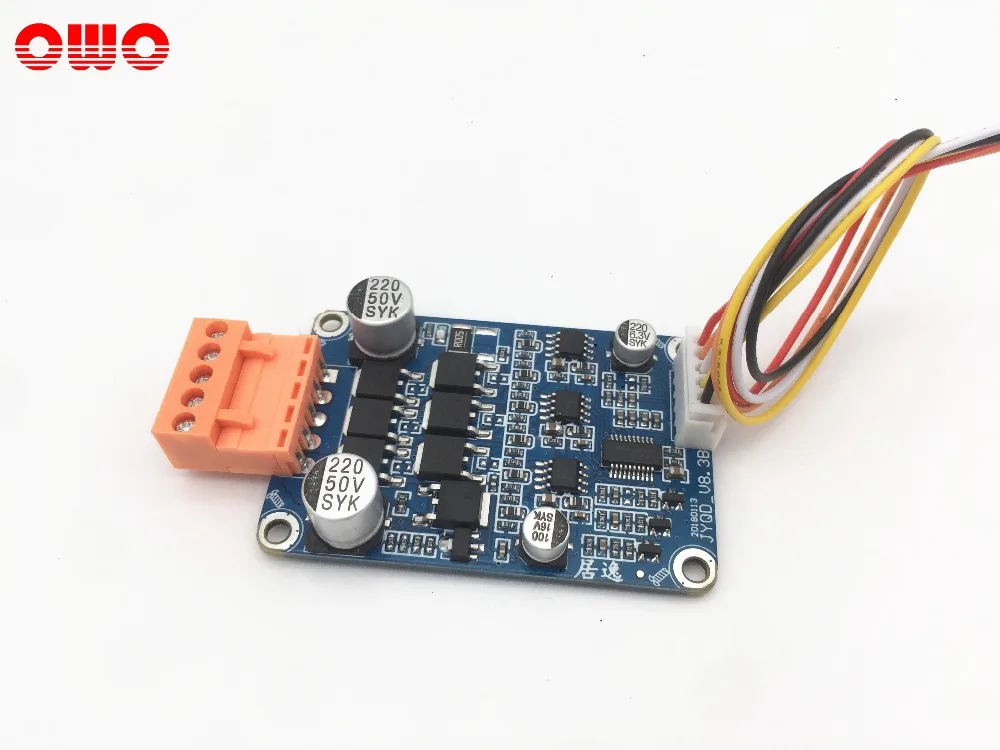 12-36VDC оригинальный JUYI Tech JYQD-V8.3B bldc плата драйвера двигателя с разъемом и проводами для бессенсорного бесщеточного двигателя постоянного тока