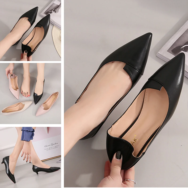 Женские офисные дизайнерские туфли на высоком каблуке шпильке белые черные