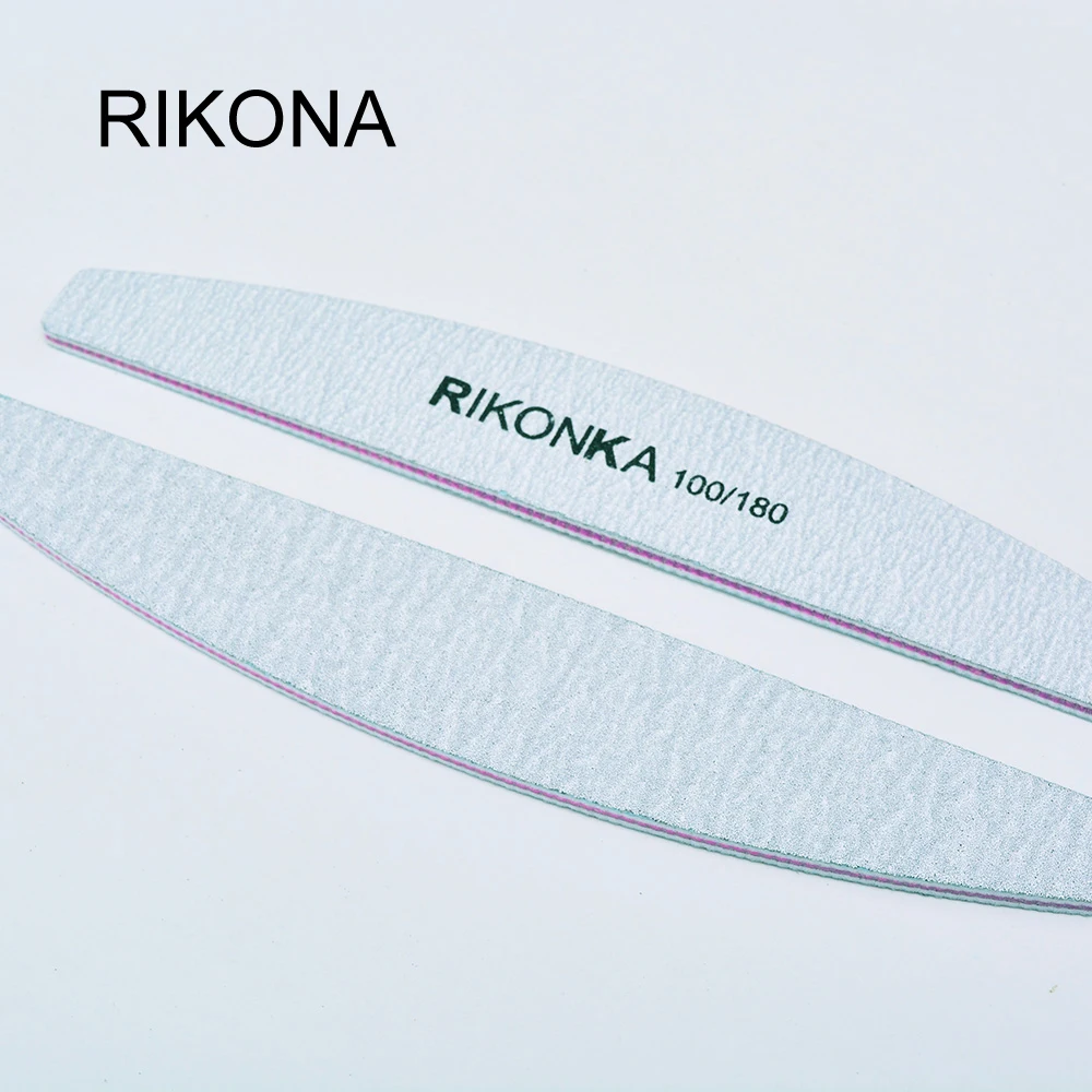 Пилки для ногтей RIKONKA 100/180 5 шт. блочные буферы маникюра/педикюра профессиональные