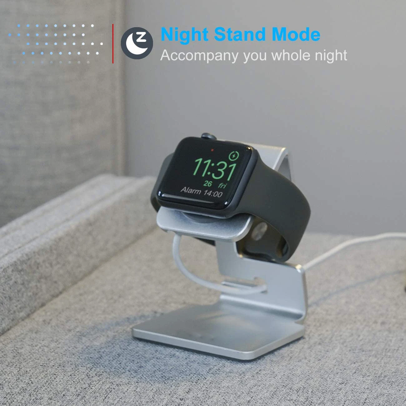 Изысканный алюминиевый силиконовый кронштейн зарядная док-станция зарядный