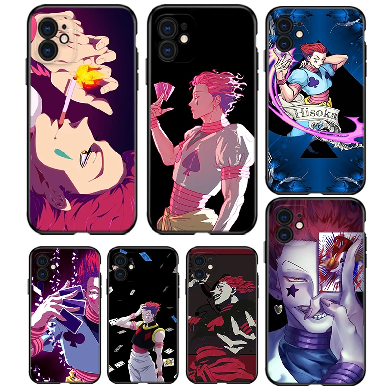 Hisoka Gon Freecss для Apple iPhone 12 11 SE XS XR X 7 8 6 5 5S mini Plus Pro MAX 2020 черный мягкий чехол телефона |