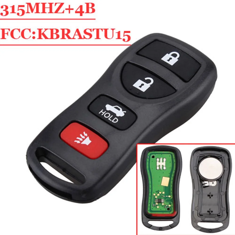 

( KBRASTU15) 4B 315Mhz Car Remote Key DIY For Nissan Altima Maxima 2004-2006 For Nissan Armada 2005-2015