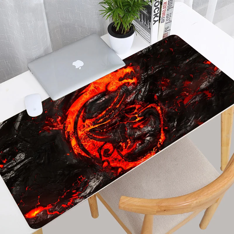 

80*30cm Gaming Mouse Pad Large XL Dragon Computer Mousepad Gamer Natural Rubber Desk Mat for Keyboard Anti-Slip Speed Version