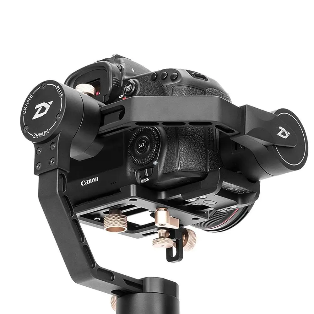 3 осевой ручной шарнирный стабилизатор ZHIYUN Crane Plus для беззеркальной камеры DSLR с