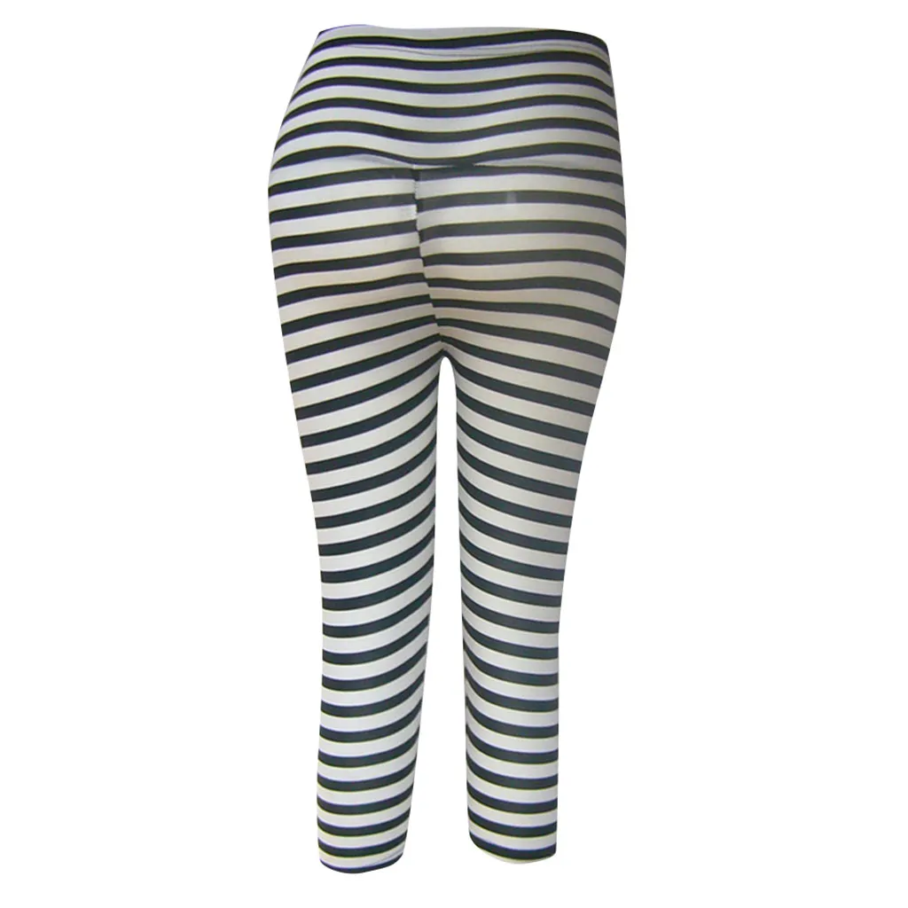 Брюки в полоску с принтом для беременных женщин повседневные штаны высокой