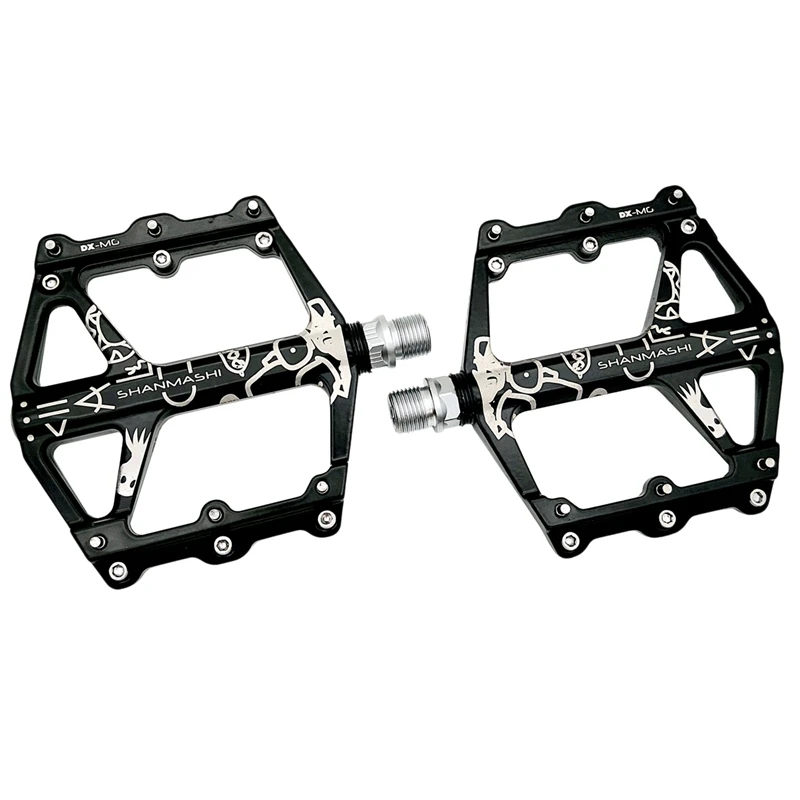Shanmashi Bike Pedals MTB Non-Slip Bike Pedals Platform Bicycle Flat Bearings Road Bike Pedal