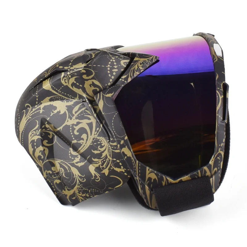 Practical Motorcycle Tactical Goggles Mask Wind Dust Proof Outdoor Sports Equipment Double Foam | Спорт и развлечения