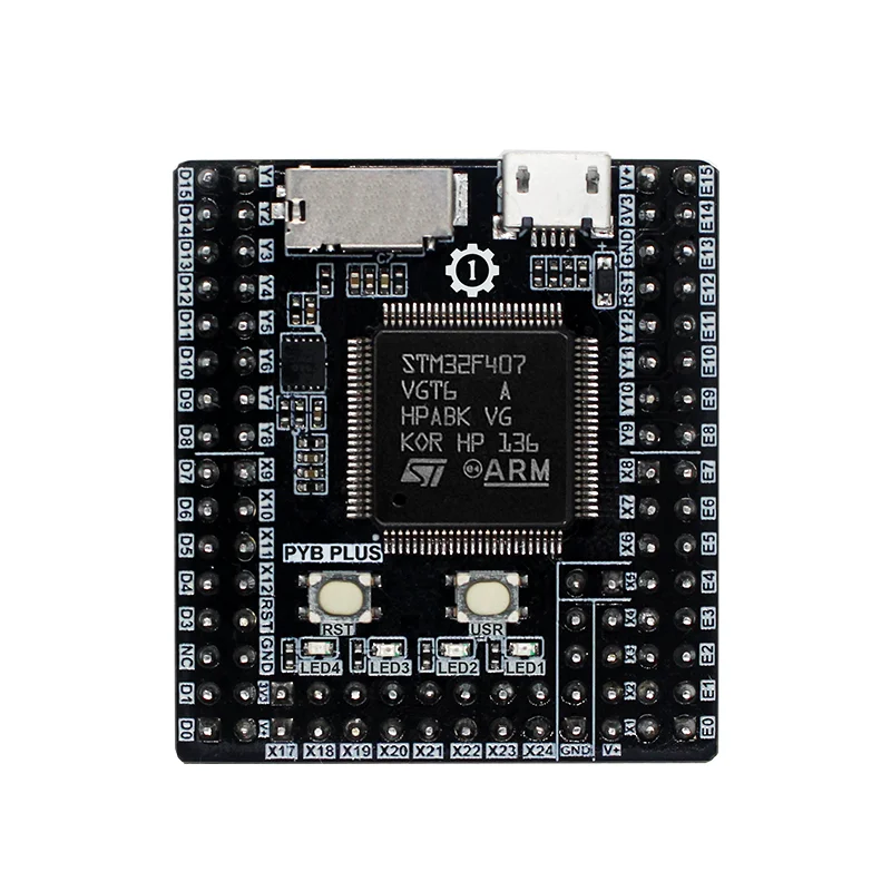 01Studio pyBoard Plus Micropython STM32 STM32F407VGT6 макетная демо-плата встроенное Программирование |