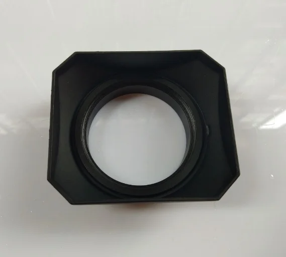 Резьбовая бленда для объектива камеры в стиле ретро квадратной формы крепление