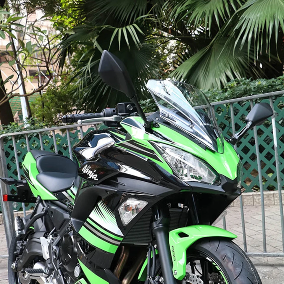 Экран ветрового стекла с двойными пузырьками для Kawasaki экран Ninja 650 NINJA650 EX EX650 ER 6F ER6F