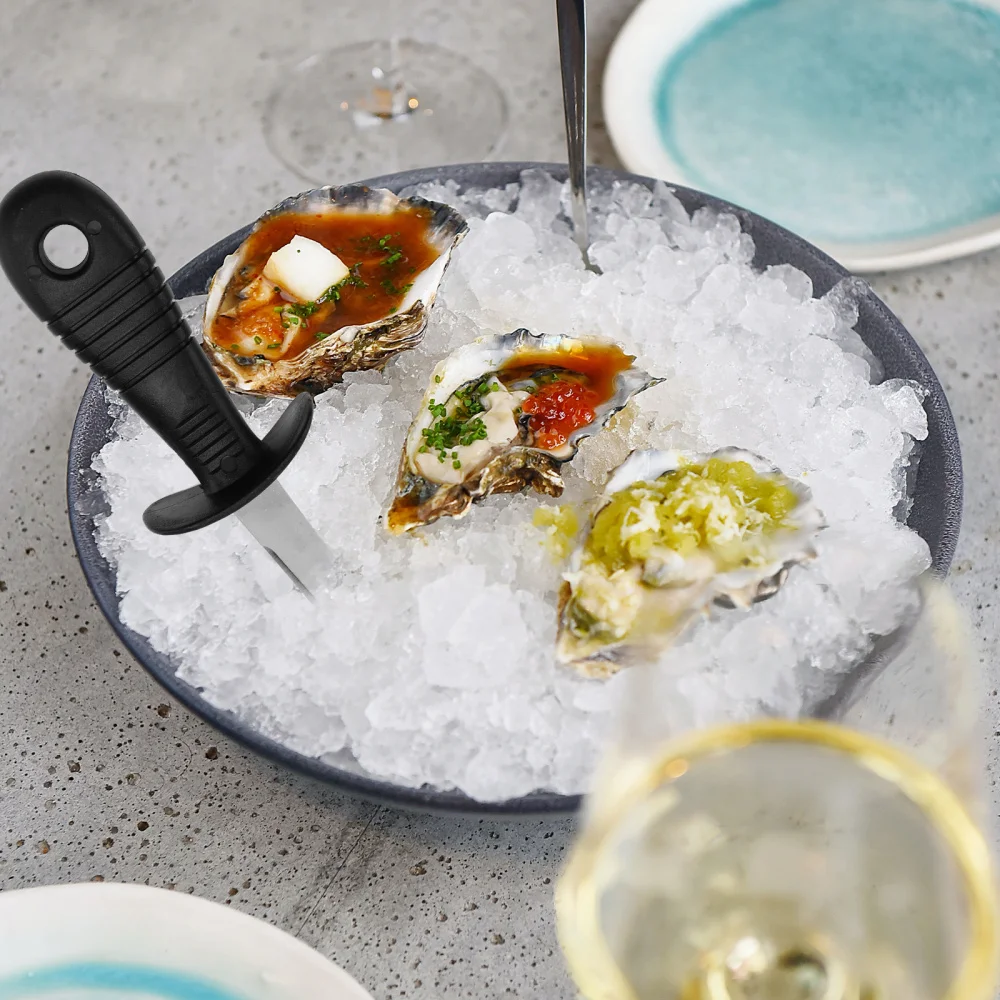 

2Pcs Clam Oyster Shucking Cutters Stainless Steel Shellfish Shucking Cutters