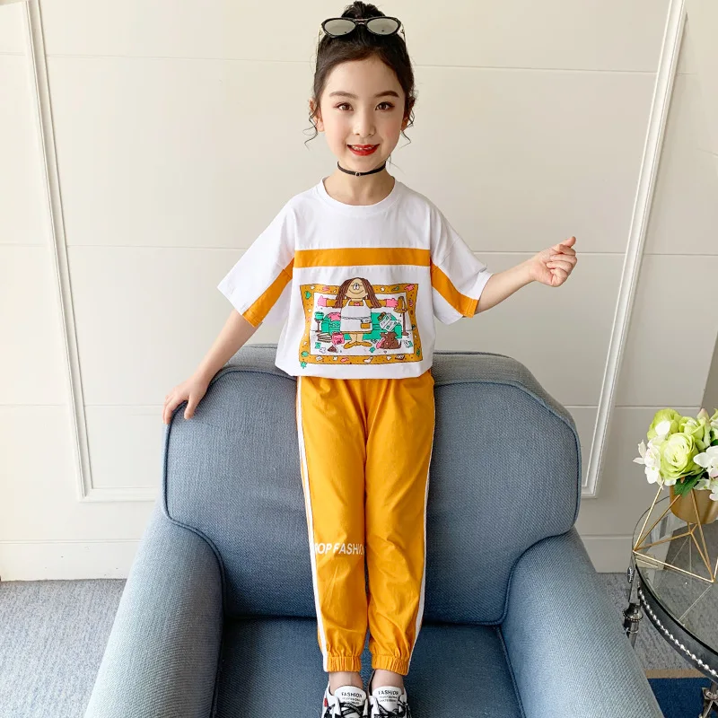 

Girls' summer suit 2021 new Korean children's dress