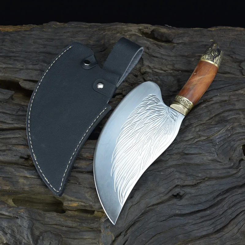 

Chef's Knife Handmade Forged Dual-purpose Knives Cleavers Sharp Slicing Knives Household Kitchen Choppers Kitchen Accessories