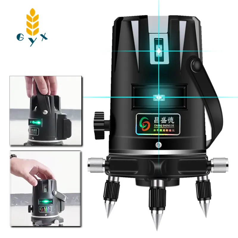 

High-Precision Laser Level / 5-Line Horizontal And Vertical Positioner / Blue Light, Green Light / Additional, Engineering Level